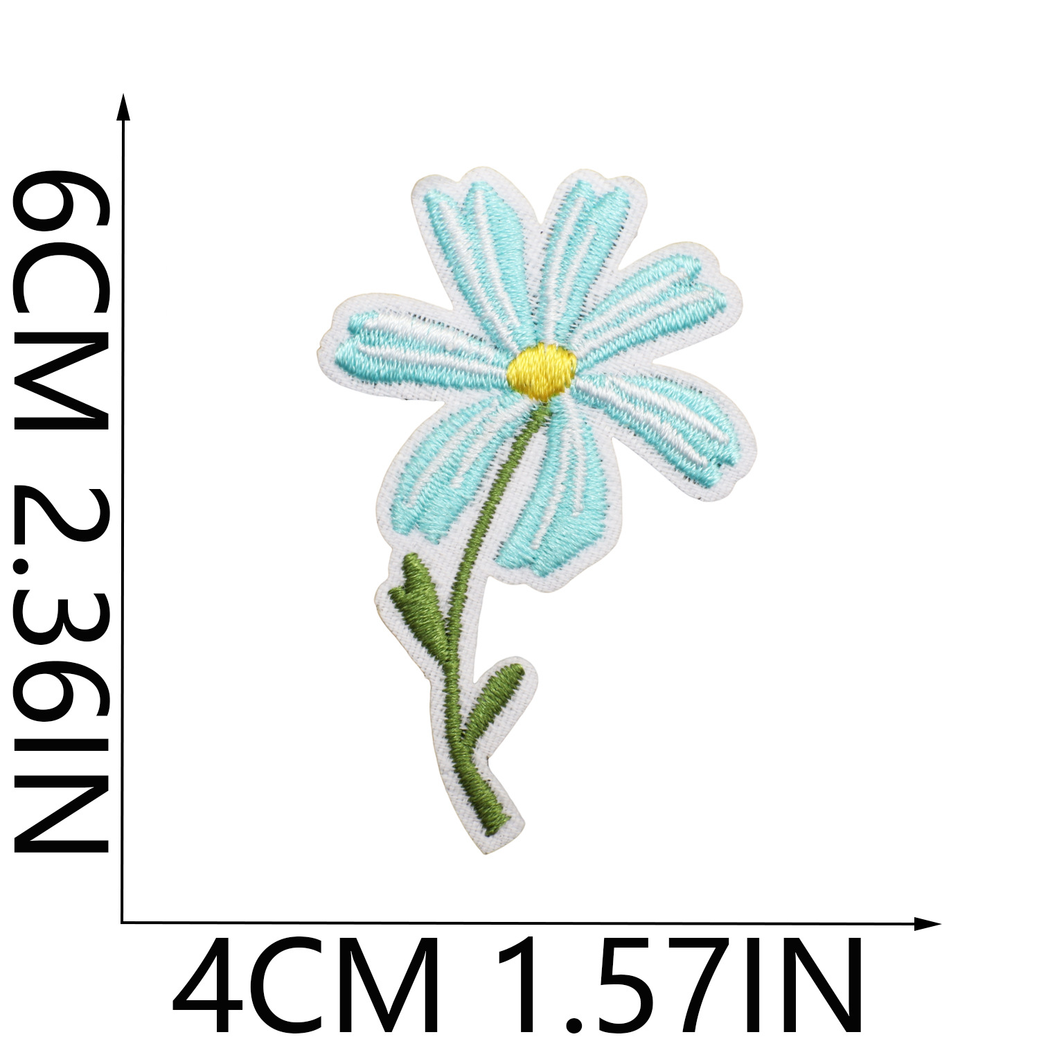 3g Weight Clothing Sticker Patches Classification 1 Piece, 1 Set Quantity Dacron thread Material Flower Pattern Casual, Elegant, Lady Style Embroidery Craft 1 Piece 1 Set Casual Elegant Lady Flower Dacron Thread Clothing Sticker Patches 20