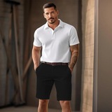 menshortpants24夏季新款休闲裤子男士欧美风修身男式纯棉短裤，男装休闲裤，星座1217-1