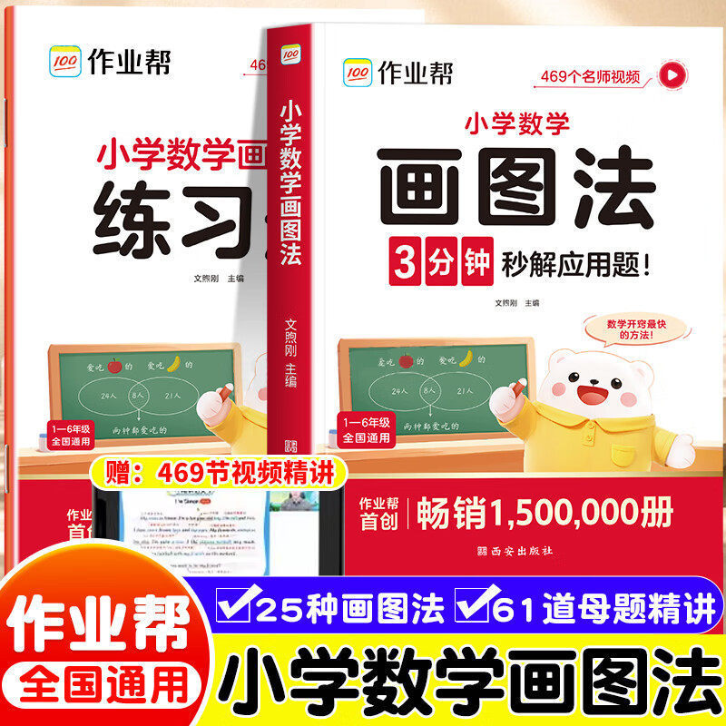 2026 New Edition of Homework Helper: Elementary School Mathematics Drawing Method Special Training for Elementary School Students' Mathematical Thinking and Application Problem Practice