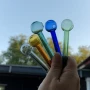 跨境玻璃圆球吸管