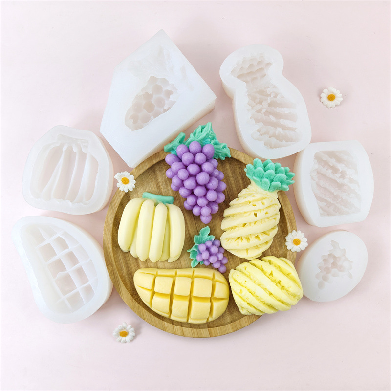 Pinch Le Fruit Modeling Silicone Mold Cake Decorative Mold Baking Tools Handmade DIY Gel Dropping Resin Mold