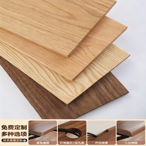 Pine Wood Board Cherry Wood Walnut Solid Wood Desktop Wardrobe Partition Board DIY Storage Rack Material Partition