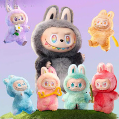 LABUBU3.0拉布布前方高能系列盲盒三代马卡龙搪胶公仔
