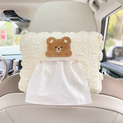 Car tissue box/set – Tissue Box, Cute and Simple - papa-bear-puff-tissue-box