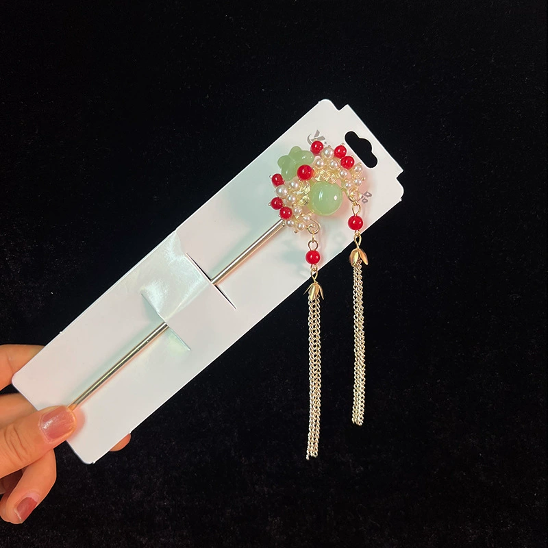 Hairpin Hanfu заколка для волос, орхидея цветочный декоративный аксессуар для волос, простая элегантная китайская стиль