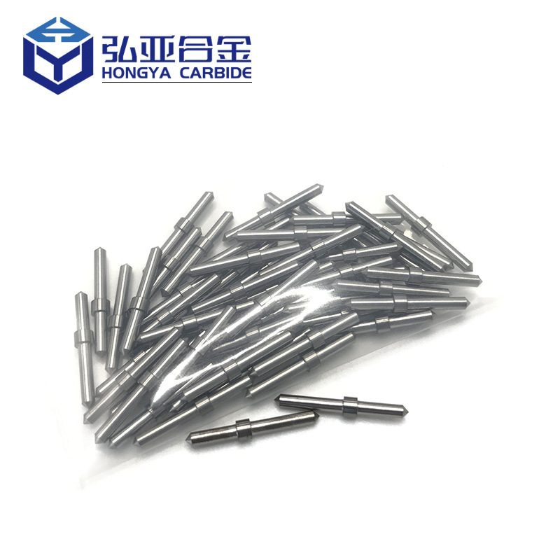 钨钢双头磨尖段差圆棒碳化钨硬质合金材质高硬度耐磨可来图纸做