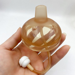 Shixixi adapts to the caliber of 7.2cm baby bottle Shixi pacifier learning drinking duckbill small month old straw cup baby bottle accessories