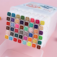 Fengtu Water-Based Dual-Headed Markers, Children's Colored Pens, Drawing Pens for Students, Anime & Art Hand-Painting Tools, Painting Supplies