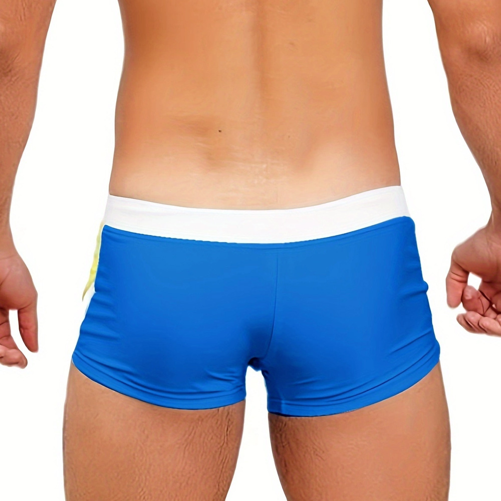 2024 buitenlandse handel nieuwe kleuraanpassing kant heren zwemshorts fabrikanten klaar voorraad groothandel platte hoek anti-blootstelling_voghion.com