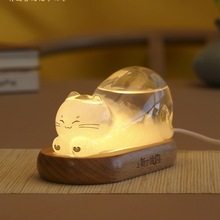 上新了故宫御猫天气瓶小夜灯天气预报风暴瓶摆件七夕女友生日礼物