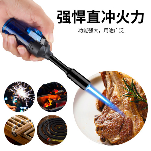 Hose igniter barbecue lighter kitchen ignition cooking utensils transparent visible gas fixed flame flame gun cross-border