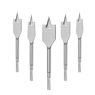 Three-Point Woodworking Flat Drill Drawer Door Lock Hole Opener Flat Drill Set Wood Board Hole Expander Flat Drill Combination Set Drill Bit