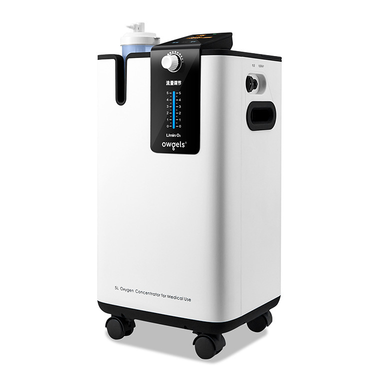 欧格斯制氧机家用5l吸氧机欧标美标英文110v氧气机带雾化功能