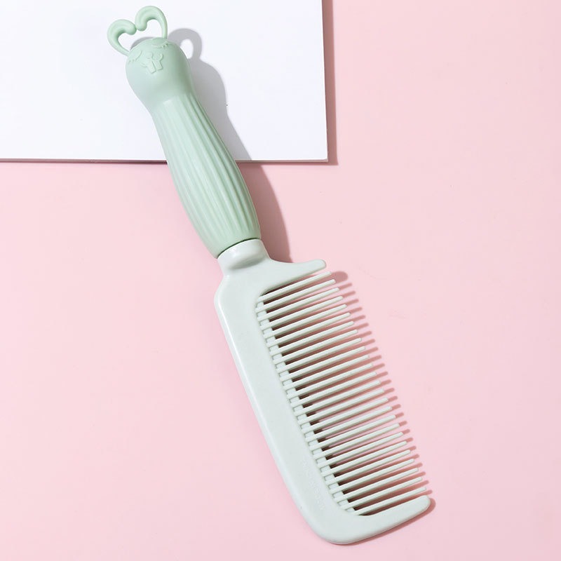 Peines de dibujos animados al por mayor lindos conejos peinados antiestáticos adultos niños rizos de plástico sin cabello vibración aérea