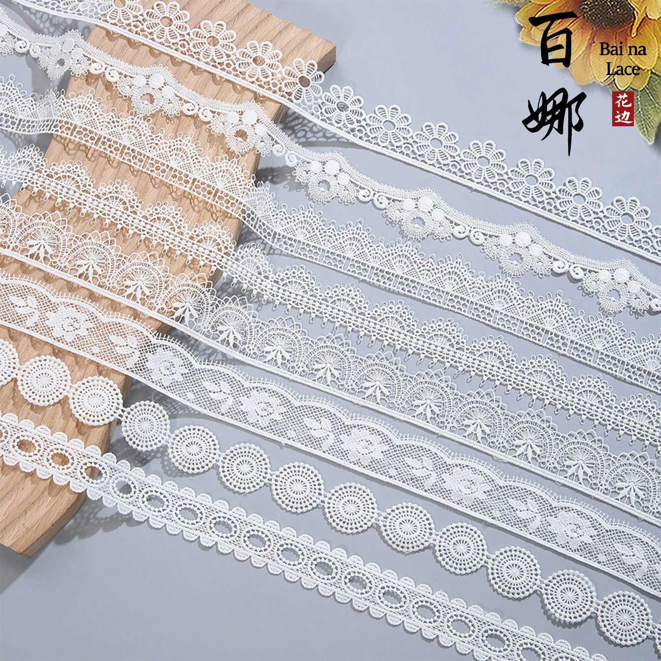 Лолита вышитые кружева водянистые полые лидеры украшения рот аксессуары DIY детская одежда занавески простыни кружева