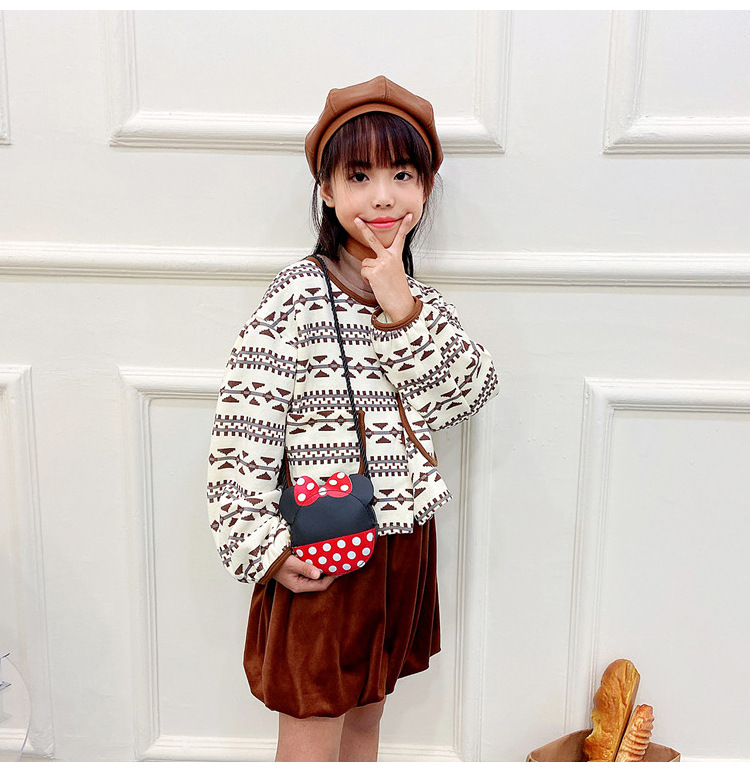 Children's bag, single-shoulder bag, 2021 new cute little bag, PU crossbody bag, trendy mini coin purse for boys and girls undefined