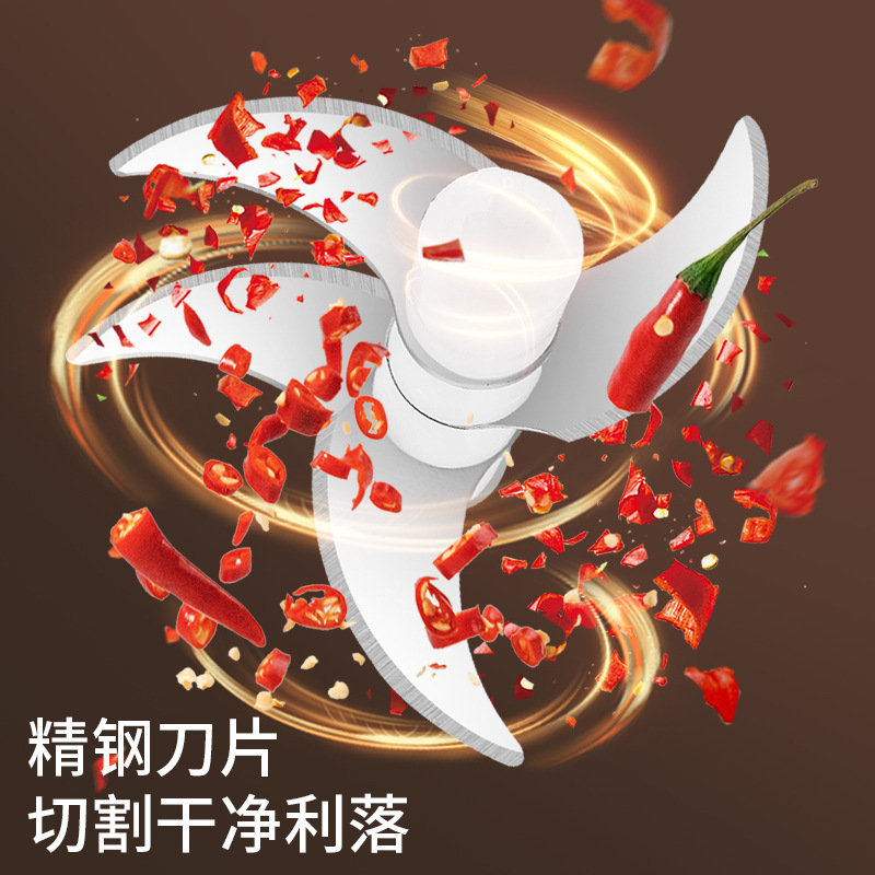 26年新款跨境电动搅拌机USB无线便携家用多功能辅食佐料绞肉机