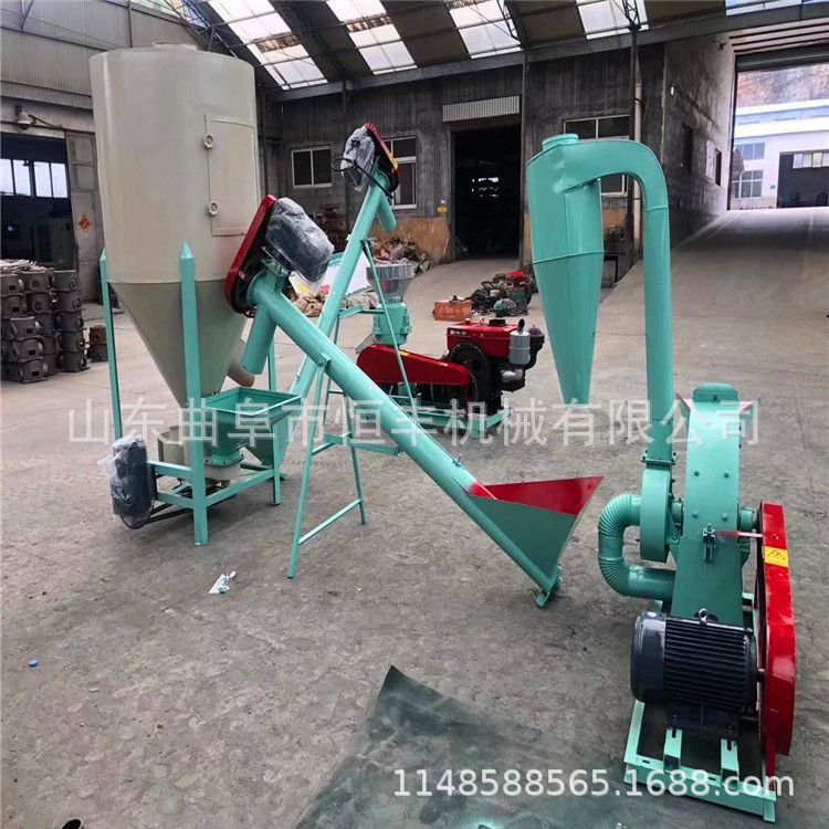多用途豆渣麦麸造粒机 家禽养殖饲料机 牛羊饲料颗粒机环模颗粒机