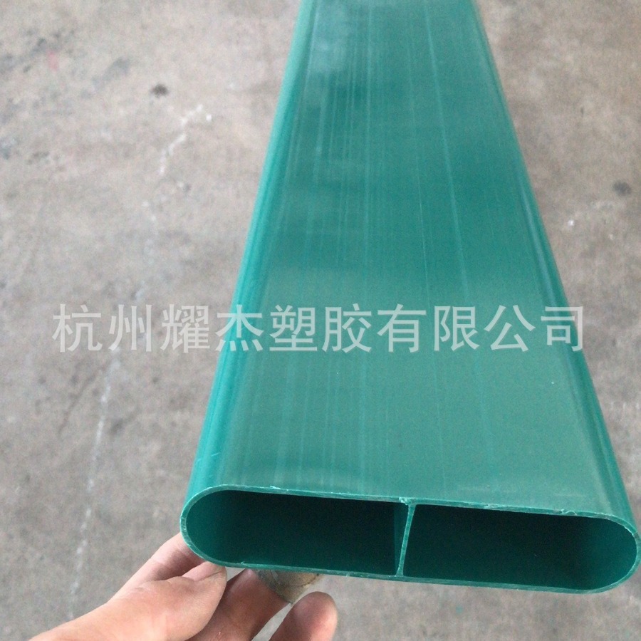 PP风管新风系统 排风定型管工业家用PE管 绿色方口新风系统换气管