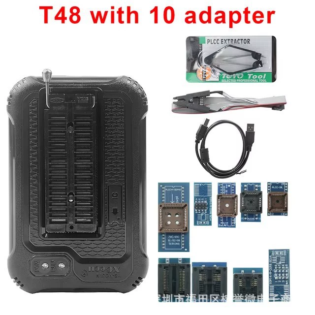 TL866 Third Generation Upgraded T48 USB Universal Programmer T48 Plus NAND EMMC Burner