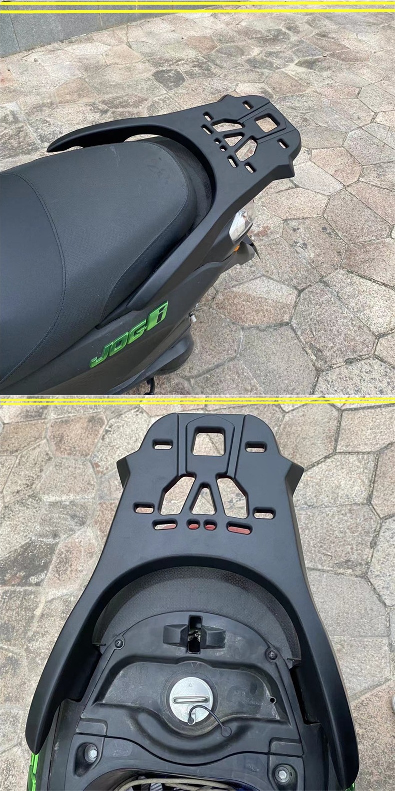 Suitable for Yamaha Qiguo Ipuls Tail Box Rack Modified Shelf Zy125-15 Jogi Tail Wing Rear Shelf Tail Rack