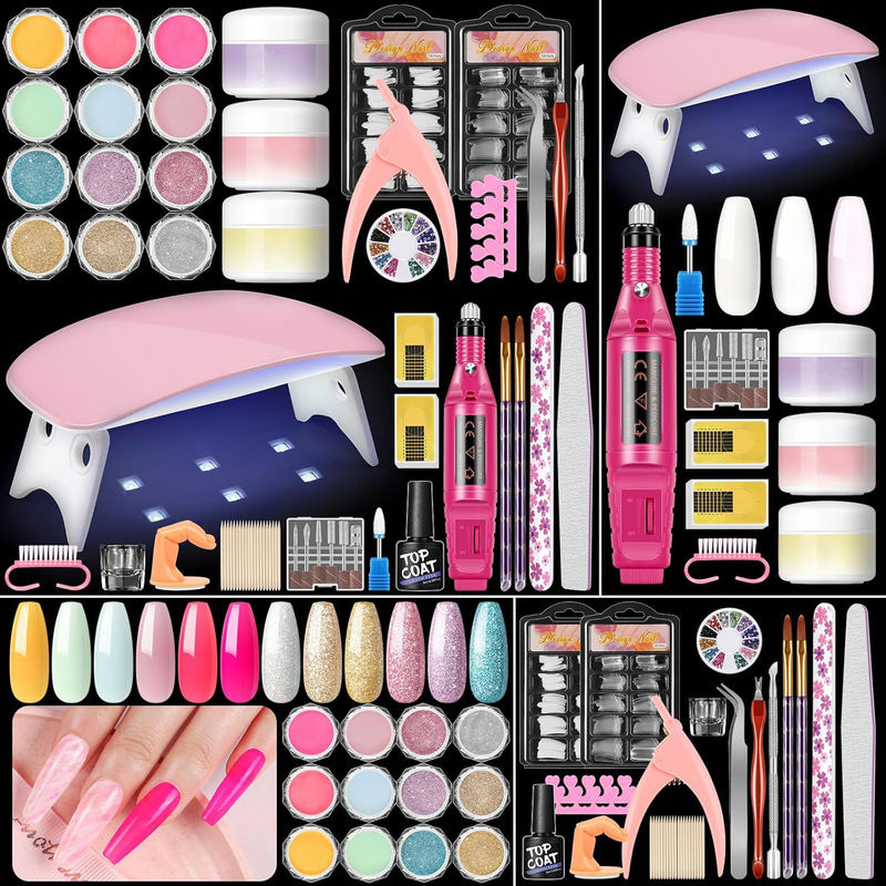 New Manicure Tool Set, Complete Set of Manicure Lamp, Nail Polish Glue, Novice Manicure Tool Set, Complete Set, Cheap Set