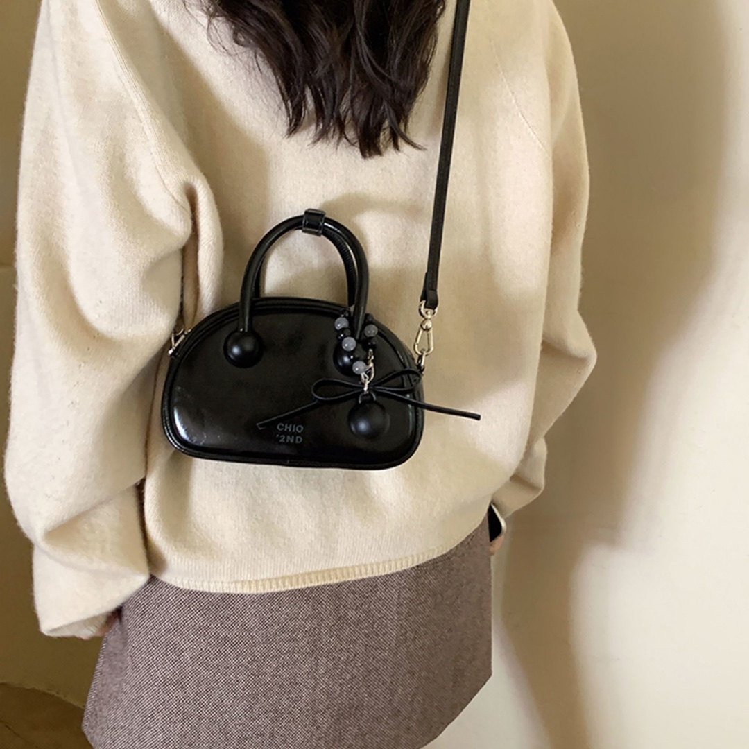 Nanfeng Chio2nd Sweet Date Genuine Leather Pillow Bag - Exquisite Small Women's Wedding Bag, Handbag, Shoulder & Crossbody Bag - Thumbnail 4