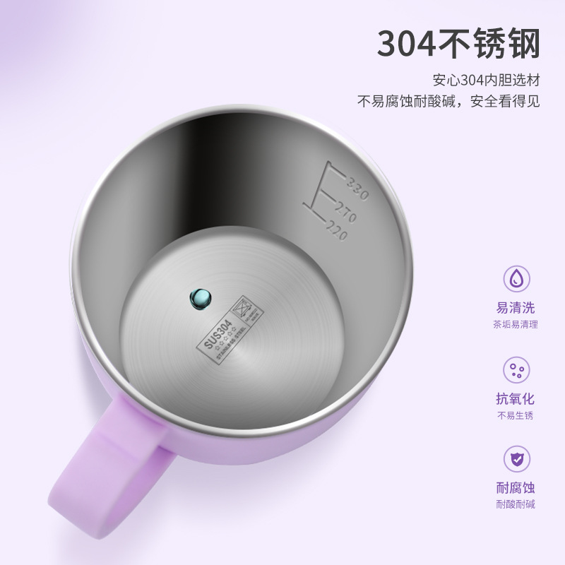 Tazas de café 304 de acero inoxidable con tapa, tazas de café para hombres y mujeres de alto valor, tazas de agua doméstica, tazas de té de oficina