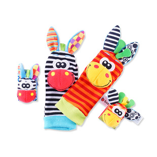 sozzy Браслет, детская погремушка, носки, комплект, игрушка для младенца, подарок на день рождения