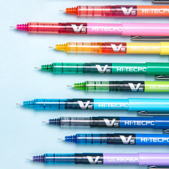 日本pilot百楽中性筆学生試験用BX-V5カラー水筆0.5ビジネス事務サインペン