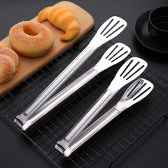 Kitchen tool clip anti-scalding food clip household 201 stainless steel thickened food clip barbecue clip steak bread