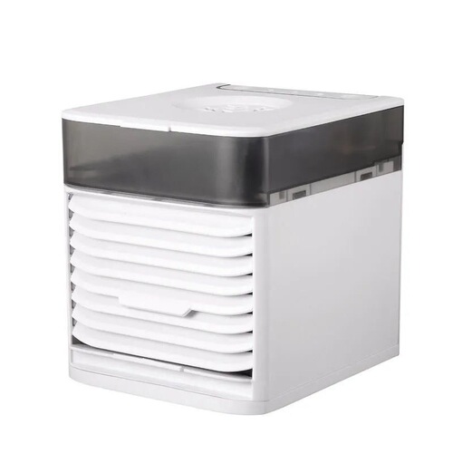 Small air cooler spray refrigeration new desktop fan household portable air conditioning fan cross-border mini cooling fan