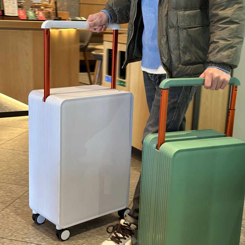 Centro de larga barra de tracción 24 pulgadas de expansión maleta de mujer 20 pulgadas PC embarcable caja de contraseña maleta de viaje hombre