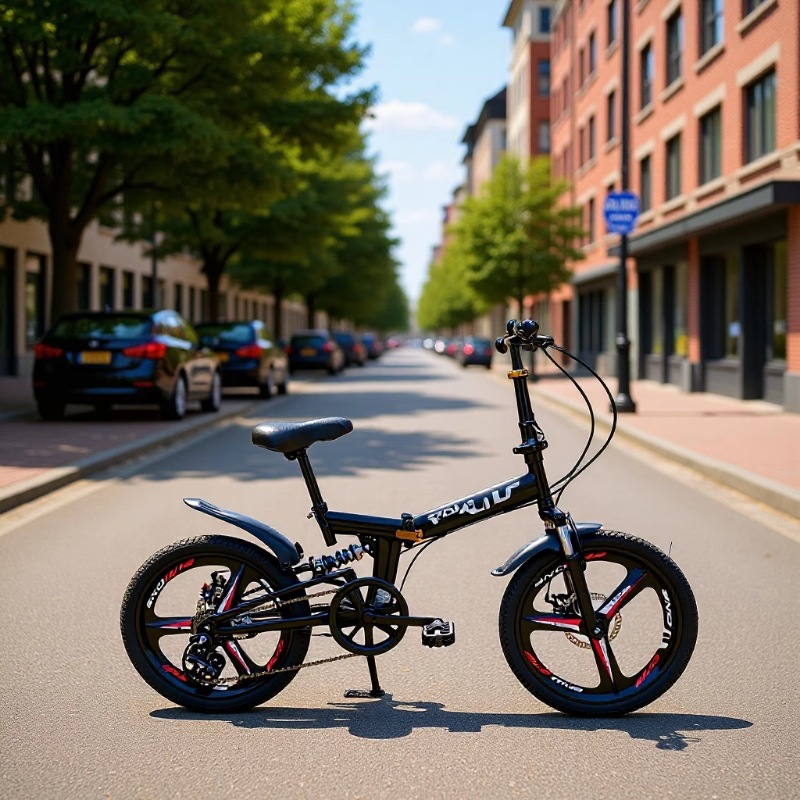 Manufacturer Can Customize Logo Folding Bicycle 20inch Adult Disc Brake Variable Speed Portable Lightweight Adult Men's and Women's Bicycle