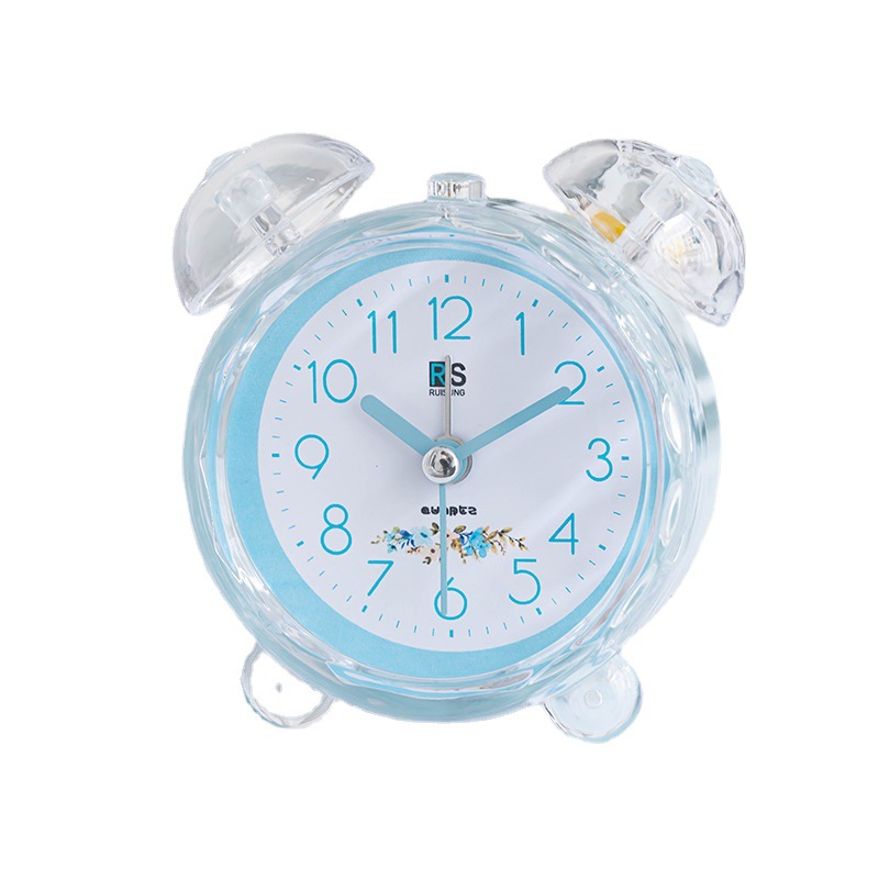 Directo de fábrica moda simple plástico color caramelo cesta dormitorio mudo despertador electrónico reloj digital