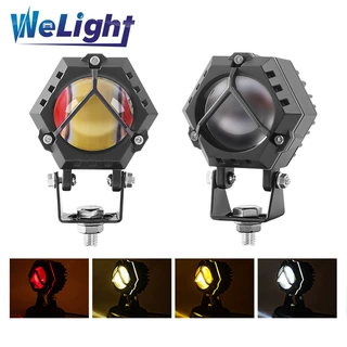 厂家现货 3寸六边形LED工作灯恶魔眼射灯led大灯电动摩托车前照灯