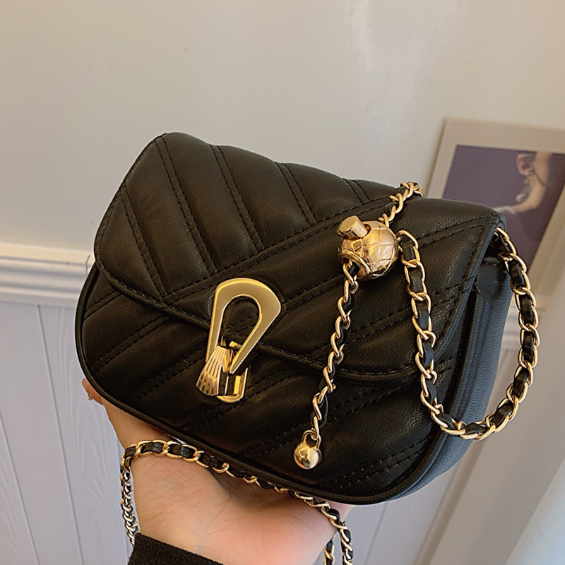 This year's popular small bag 2024 early spring new chain women's bag small square bag cross-border simple messenger bag