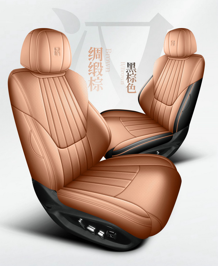 25 Models of Byd Han L Special Car Seat Covers, Full Surround Seat Covers, Universal for All Seasons, Breathable Leather Car Seat Covers