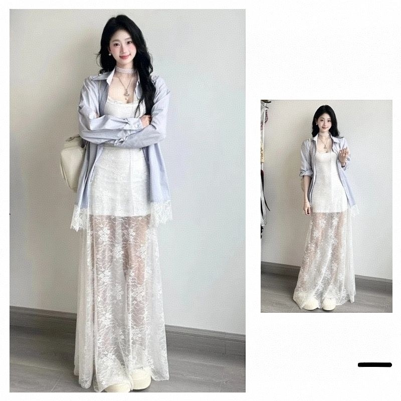 Spring design fashionable lace shirt