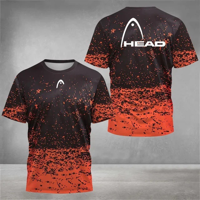 Deportes para hombres malla suelta transpirable manga corta cuello redondo camiseta venta directa de fábrica impresión digital 3D