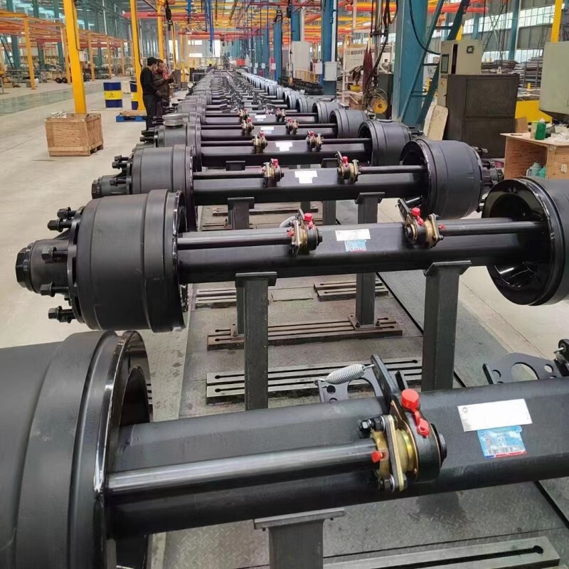 Shengxing factory supply trailer axle American Axle German Trailer Bridge export axle trailer accessories