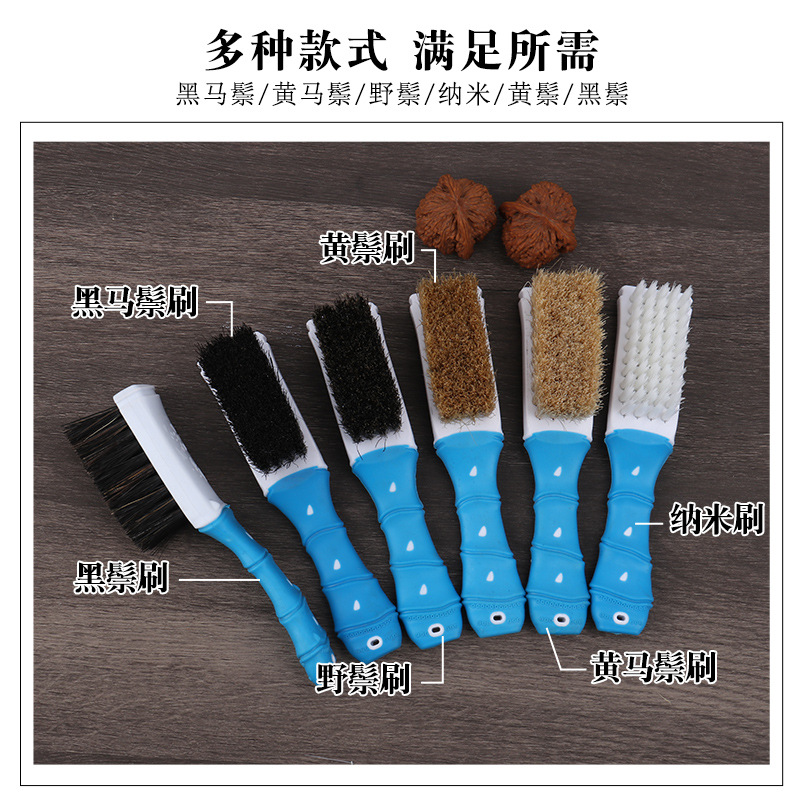 Mango de silicona de dos colores cepillo de cerdas Wenwan cepillo de nogal al por mayor Diamante de alta densidad nano CRIN cepillo