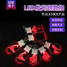 跨境货源LED户外发光背包灯跑步灯头盔灯吊坠钥匙扣警示灯批发