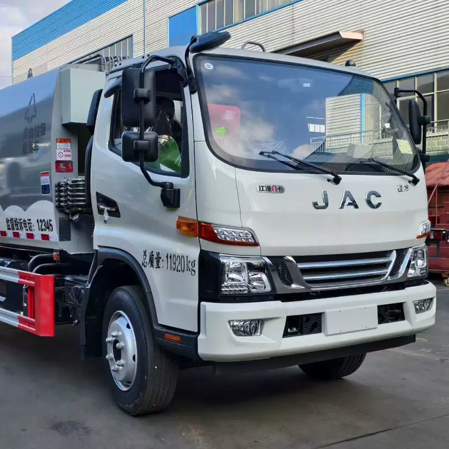 江淮10立方压缩式垃圾车 市政环卫小区垃圾清运车环卫车运输车