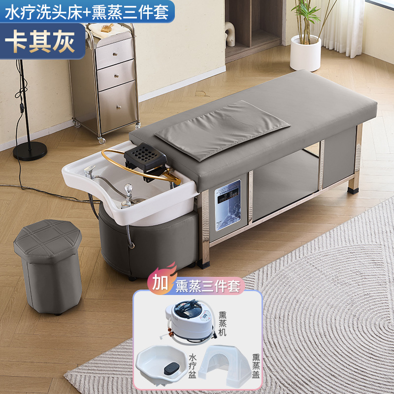 Ceniza de kakí + circulación de agua + fumigación