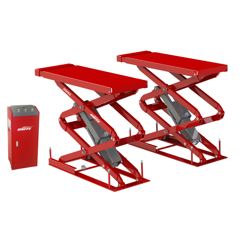 优耐特藏地小剪举升机汽车剪式举升机举升设备U-E30 U-E35 U-E40A