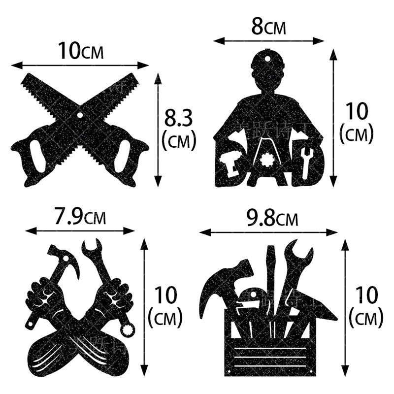 Fabricante al por mayor Día del Padre Fiesta Festival Decoración Colgante Colgante Decoración del Día del Padre Decoración del hogar Decoración del hogar Colgante de la carta