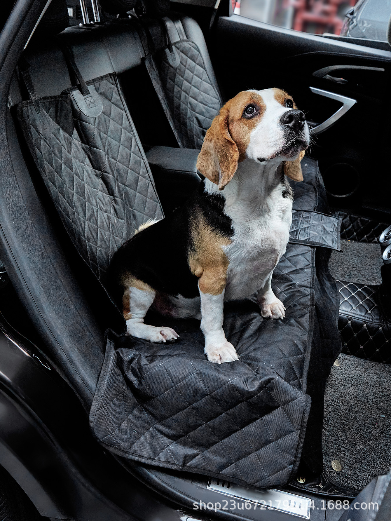 Cojín para automóvil para mascotas de Amazon transfronterizo Cojín para automóvil para perros Asiento trasero Cojín antisucio para perros artefacto