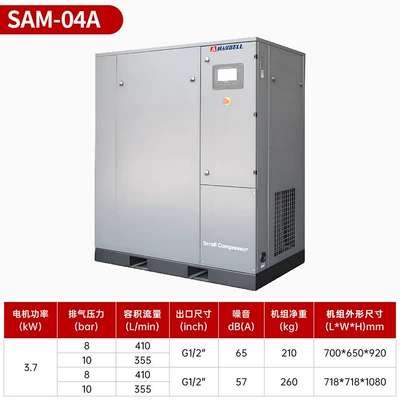 Hanbell Silent Oil-Free Scroll Permanent Magnet Variable Frequency Air Compressor, Clean and Oil-Free, Long Warranty Period, Easy Maintenance Compressor (Hava kompressorları) - 37kw-deposit