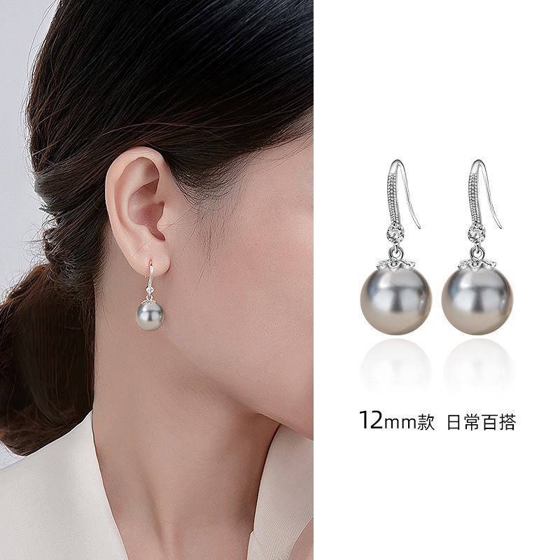 그레이 비즈 12mmS999 순은